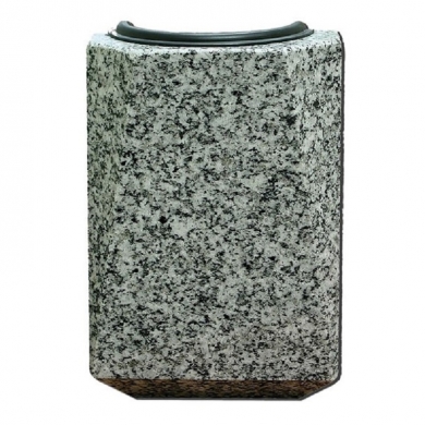 Bucaro medio con corte a Chaflan de granito para  lapida
