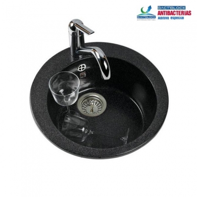  POALGI. FREGADERO SINTÉTICO SERIE BASIC ZAFIRO 104