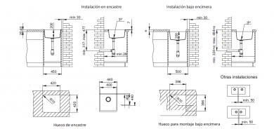  fregaderos fibra de vidrio