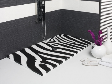 PLATO DE DUCHA STONE SERIE CEBRA AQUASILK 