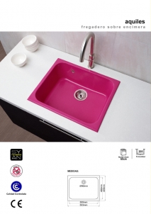 SYAN FREGADERO SINT&Eacute;TICO AQUILES 553x449mm