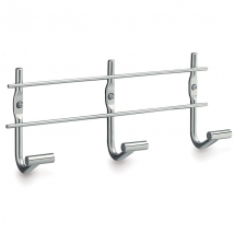 .PERCHA TRIPLE ACERO  INOX  MOD. 7 - BELTRAN