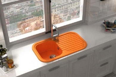 Fregadero sintético Coral. Poalgi