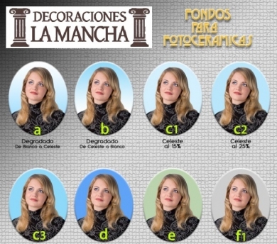 FOTO DE PORCELANA FORMA DE PUNTA 