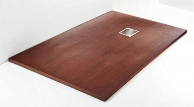 nudespol PLATO DE DUCHA CON TEXTURA MADERA. SILEXGEL