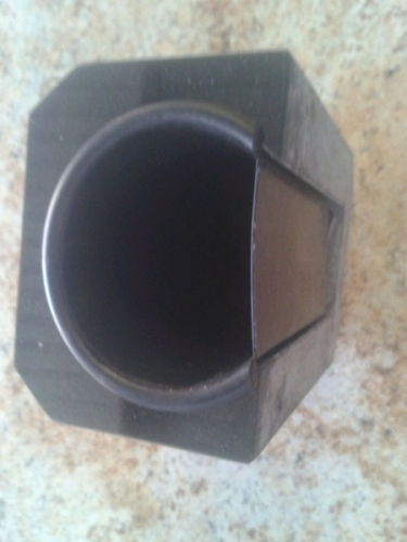 jarron medio  negro intenso