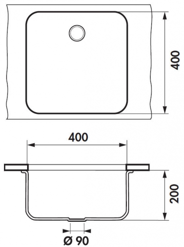 FREGADERO UNA CUBETA