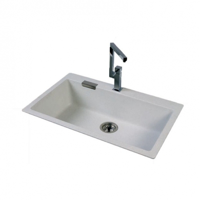 FREGADERO SINTÉTICO DE ENCIMERA O BAJO ENCIMERA JARAMA 79 X 50 CM URDAPLAST