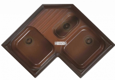 URDAPLAST  FREGADERO ANDROS 83X83 ANGULAR  DE URDAPLAST 