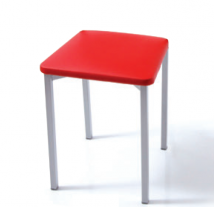  2 UNIDADES TABURETE  DE COCINA BAJO  ALBA TAPIZADO POLIPIEL