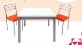 MESA DE COCINA EXTENSIBLE MODELO 23. 