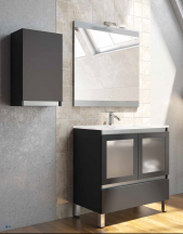 MUEBLE DE BAÑO ARAS CON VITRINA. CAMPOARAS