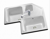 EN OFERTA FREGADERO MODELO ZENTIA SINTÉTICO STKZ 3C ESQUINA SINTETIKA ENVIÓ GRATIS A LA PENÍNSULA