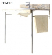 SOPORTE PARA ENCIMERA ACERO INOXIDABLE MODELO 27