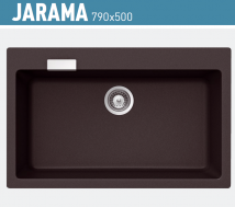 FREGADERO SINTÉTICO DE ENCIMERA O BAJO ENCIMERA JARAMA 79 X 50 CM URDAPLAST ++