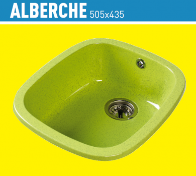 FREGADERO SINTÉTICO DE ENCIMERA O BAJO ENCIMERA ALBERCHE 50,5 X 43,5 CM URDAPLAST 