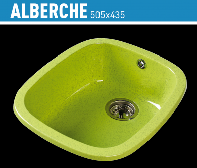 FREGADERO SINTÉTICO DE ENCIMERA O BAJO ENCIMERA ALBERCHE 50,5 X 43,5 CM URDAPLAST 