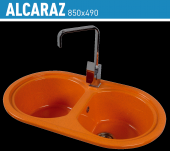 FREGADERO ALCARAZ 85X49 DE URDAPLAST