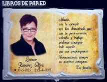 LIBRO PARA LAPIDA DE CER&Aacute;MICA MODELO BIBLIA DE PARED - NOVEDAD PERSONALIZABLE 