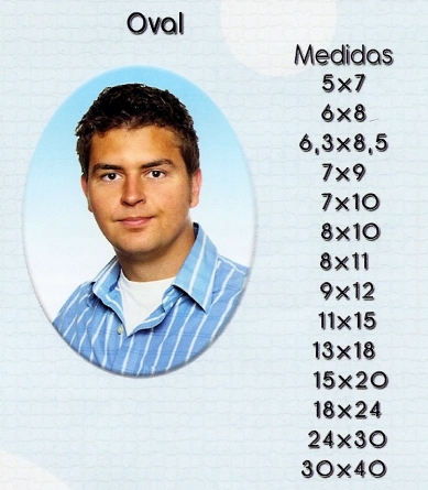 FOTO TRADICIONAL PORCELANA OVALADA