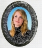 .FOTO PORCELANA OVALADA CON BOHEMIA BORDÃN GRUESO NOVEDAD