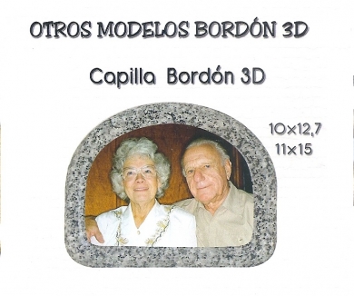 FOTO PORCELANA FORMA CAPILLA BORDÓN 3D 