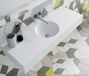 LAVABO ENCIMERA SOLID SUFRACE A MEDIDA. PISA. ANYWAY SOLID