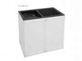MUEBLE DE ALUMINIO COLOR BLANCO SYAN ENVÍO GRATIS A LA PENISULA.