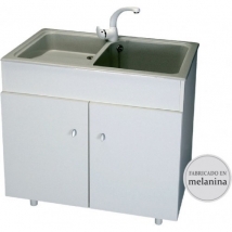 MUEBLE DE MELAMINA COLOR BLANCO SYAN - PRACTICO, DURADERO Y CON  ENV&Iacute;O GRATIS A LA PENINSULA