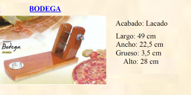 JAMONERO MODELO BODEGA 