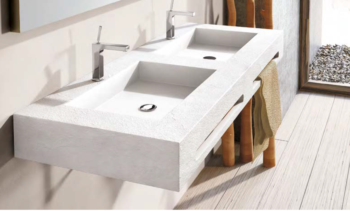 ENCIMERA LAVABO A MEDIDA DE SILEXGEL NUDESPOL | Marmoles...