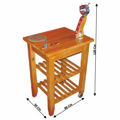 MESA JAMONERA  JAMON  SOPORTE GIRATORIO RUBIO 