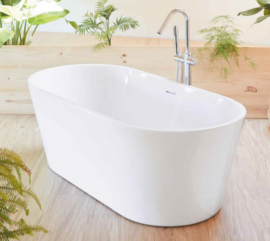 Bañera acrílica exenta Torino.Sanycces