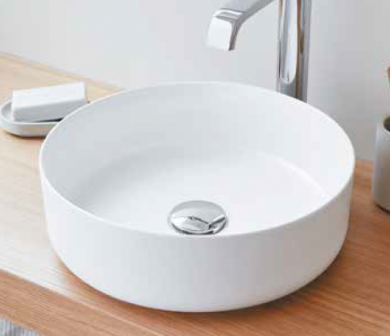 Lavabo cerámica vitrea mate Matsala. Sanyces