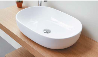 sanycces Lavabo sobre encimera porcelana. Chiure. Sanycces