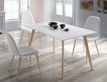 MESA FIJA DE MADERA TAPA LACADA 75850 ENVÍO GRATIS NOVEDAD