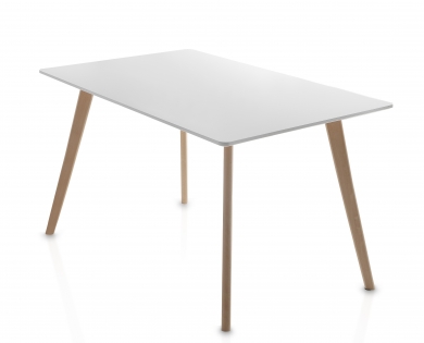 MESA FIJA DE MADERA TAPA LACADA 75850 