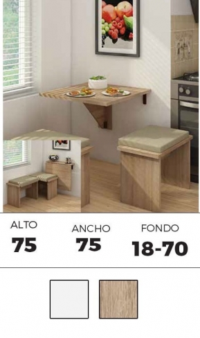 MESA DE LAMINADO ABATIBLE PARA PARED 67150/51