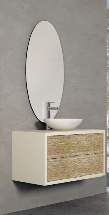 Mueble de ba&ntilde;o de Madera 2  cajones Nasser . Navamueble