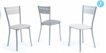 CONJUNTO 2 SILLAS DE COCINA, LAMICER MOD 07 . JUAN REIG