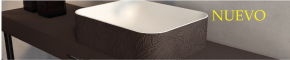 LAVABO SOBRE ENCIMERA MODELO HIDRA SQUARE GRAFITO  NUDESPOL NUEVO