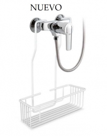 .JABONERA PARA COLGAR EN GRIFO DUCHA BLANCO REJILLA BELTRAN NUEVO