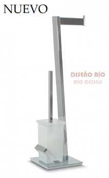 .BELTRAN ESCOBILLERO PORTARROLLO TUBO RECTANGULAR DISEÑO RIO NUEVO