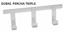 .PERCHA DE BAÑO TRIPLE DUBAI BELTRAN