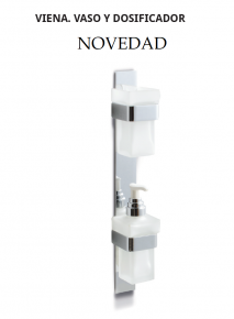 VASO Y DOSIFICADOR DISE&Ntilde;O VIENA &ndash; BELTR&Aacute;N 10187/10188 (EN STOCK)