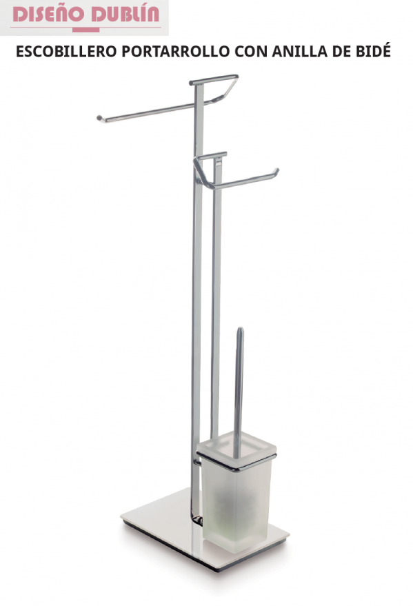 PORTARROLLOS CON TOALLERO MODELO DUBLÍN
