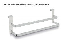 .BARRA TOALLERO DOBLE PARA COLGAR EN MUEBLE 2260 BELTRAN