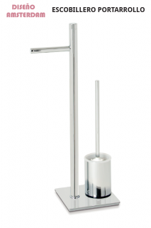 .PORTARROLLO Y ESCOBILLERO MODELO AMSTERDAN. BELTRAN