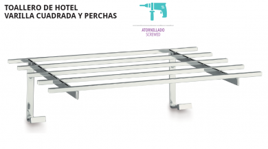 TOALLEROS DE HOTEL Y PERCHA - BELTRAN 8790 ENVÍO GRATIS A LA PENISULA