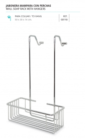 . JABONERA CON PERCHA - BELTRAN 3110